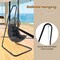 Costway 77"-93" Height Adjustable Hanging Chair Stand with Heavy-duty Metal Frame for Patio